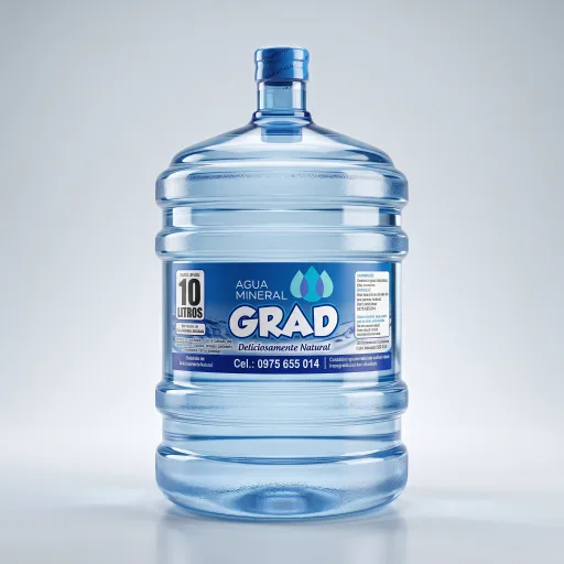 Agua Mineral Grad 10 Litros — Bidón Nuevo Lleno (10 Litros)